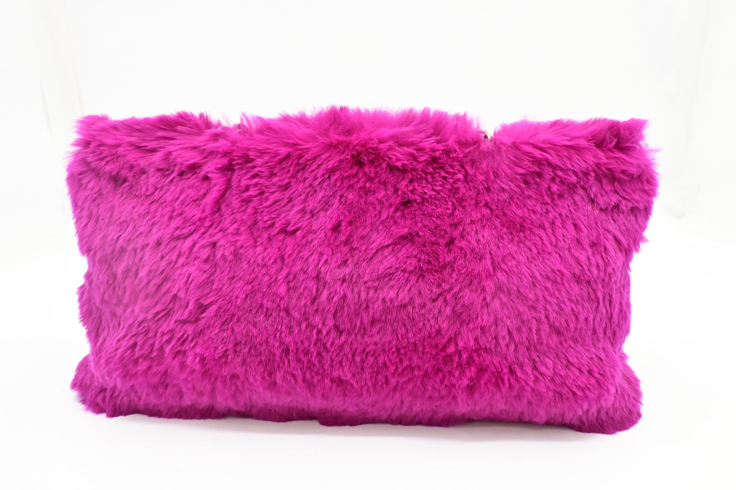 Chanel Chain Shoulder Bag in Pink Fur