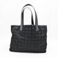 Chanel New Travel Line Tote in Black Canvas