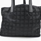 Chanel New Travel Line Tote in Black Canvas