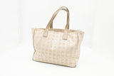 Chanel New Travel Line Tote in Beige Canvas