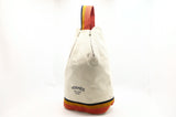 Hermes Natural Toile Chevron Cavalier Sling Bag in Off White Canvas