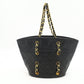 Chanel Handbag in Black Mattelassé Leather