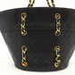Chanel Handbag in Black Mattelassé Leather