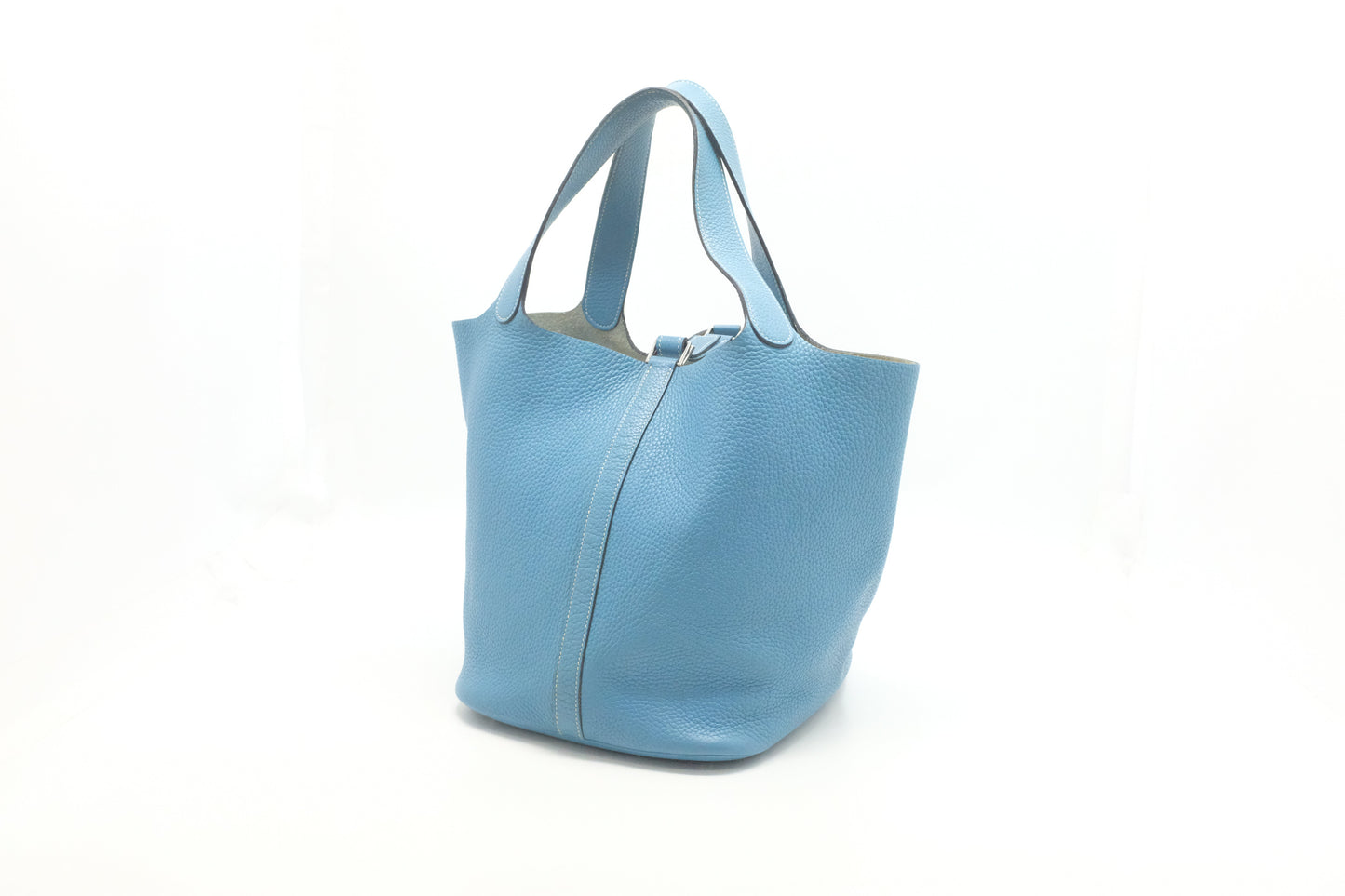 Hermes Picotin 26 in Blue Jean Leather