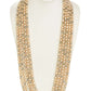 Chanel 1990s   Multi-Strand Pearl & Crystal Necklace
