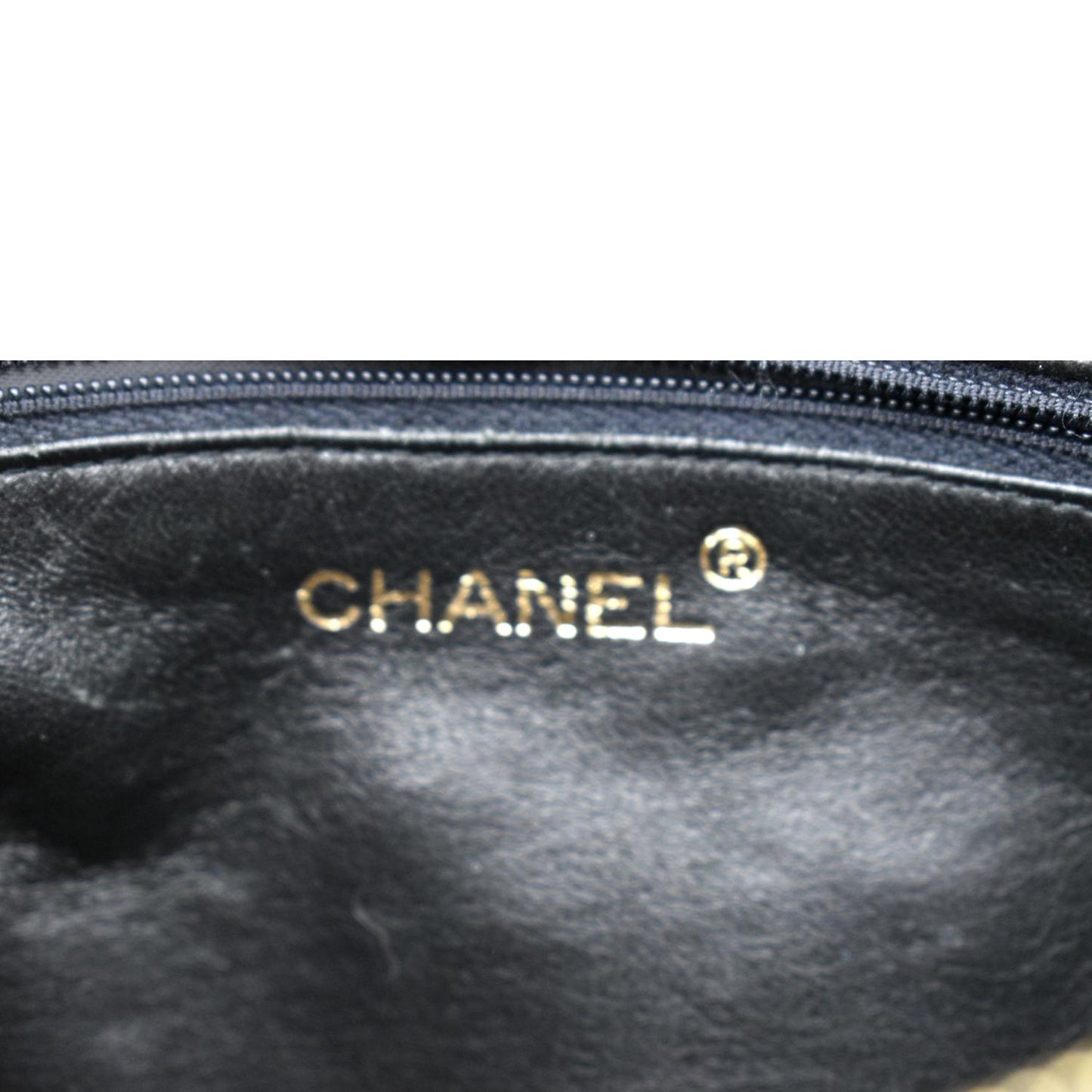 CHANEL Small   Lambskin Leather Handbag Black