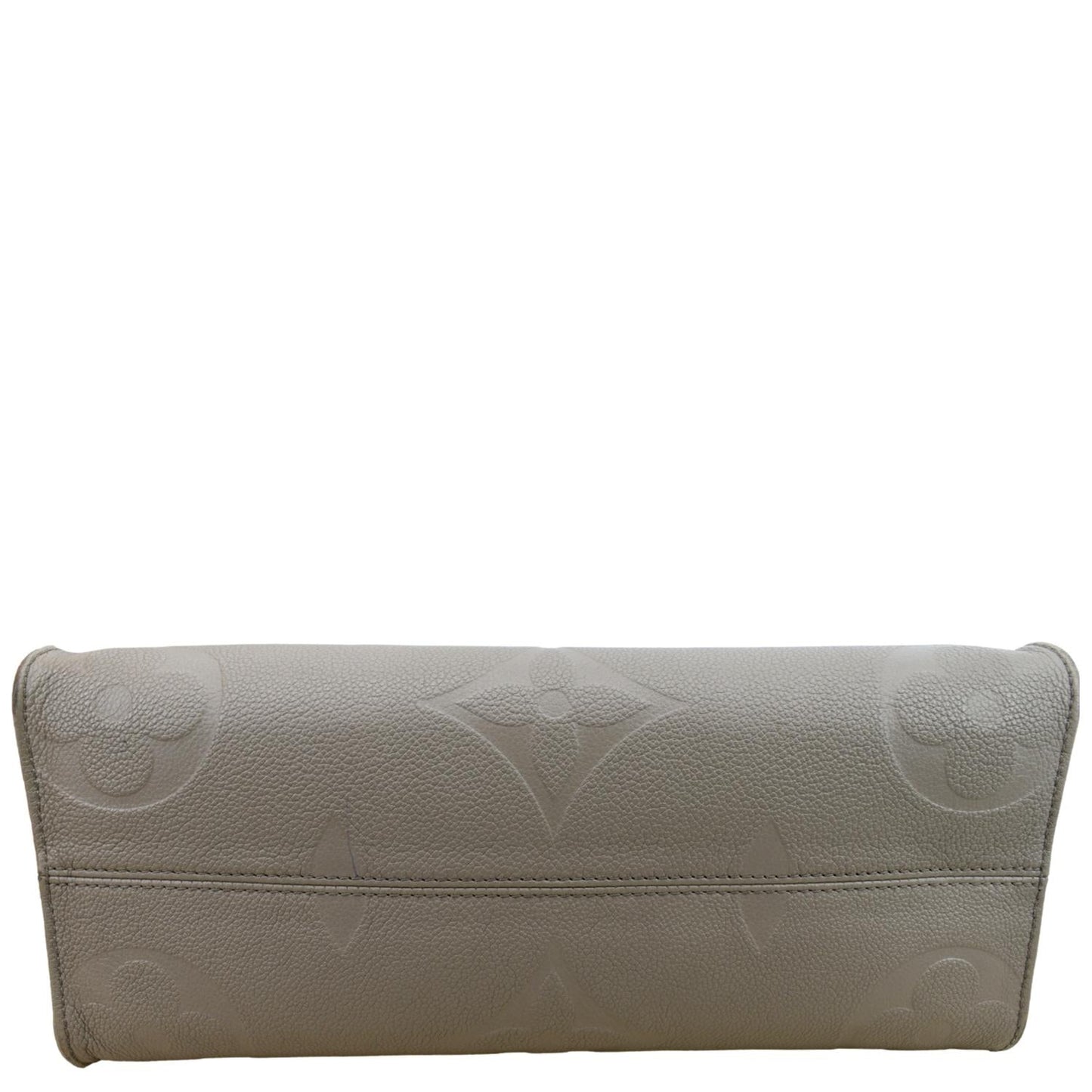 LOUIS VUITTON Onthego MM Monogram Empreinte Shoulder Bag Tourterelle