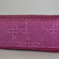 Christian Dior  Burgundy Satin Clutch With Rhinestones And Thin Silver Chain
