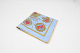 Hermes "Armes De Paris" Gavroche in Blue Silk