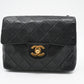 Chanel Mini Square in Black Matelassé Leather