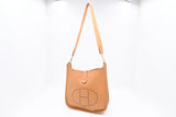 Hermes Evelyne GM in Brown Leather