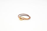 Hermes Jumbo Bracelet in Brown Leather