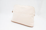 Hermes Bolide Case 31 in Cream Canvas