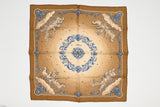 Hermes 'Cosmos' Gavroche in Light Brown Silk