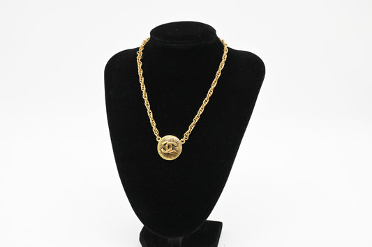 Chanel CC Medallion Necklace
