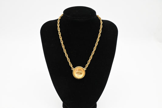 Chanel CC Medallion Necklace