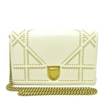 Dior Calfskin Studded Diorama Wallet on Chain (SHG-nJ2Okp)