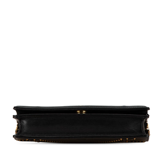 Dior Calfskin Studded Diorama Wallet on Chain (SHG-3HE9MF)