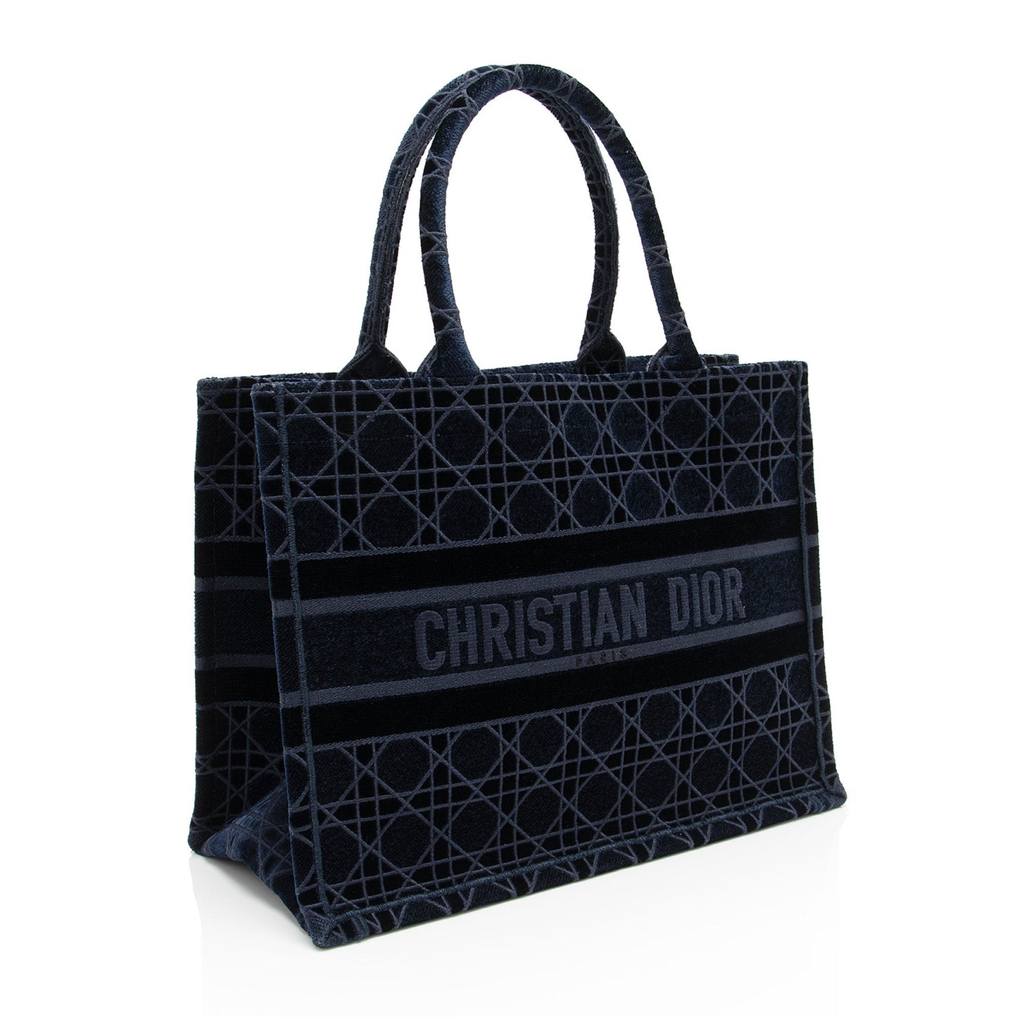 Dior Velvet Cannage Medium Book Tote