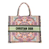 Dior Cruise Large Lights Embroidered Multicolor Canvas Book Tote (SHG-aorY1I)