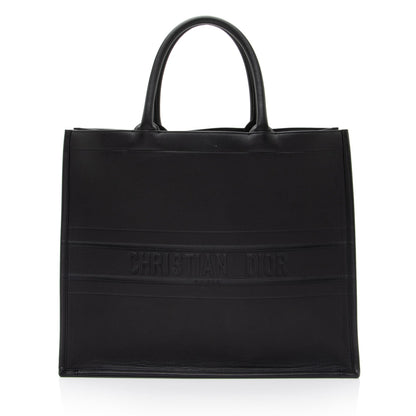 Dior Embossed Calfskin Large Book Tote (SHF-1Gnic2)