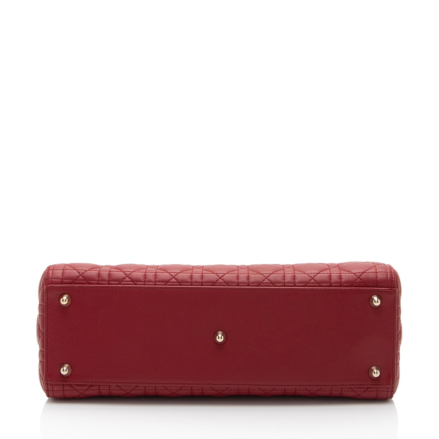 Dior Lambskin Lady Dior Large Tote (SHF-QajY9m)