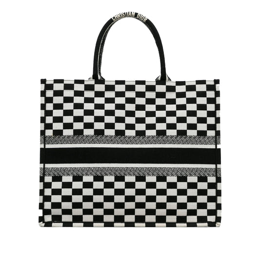 Dior Large Check Book Tote (SHG-EgfFW0)