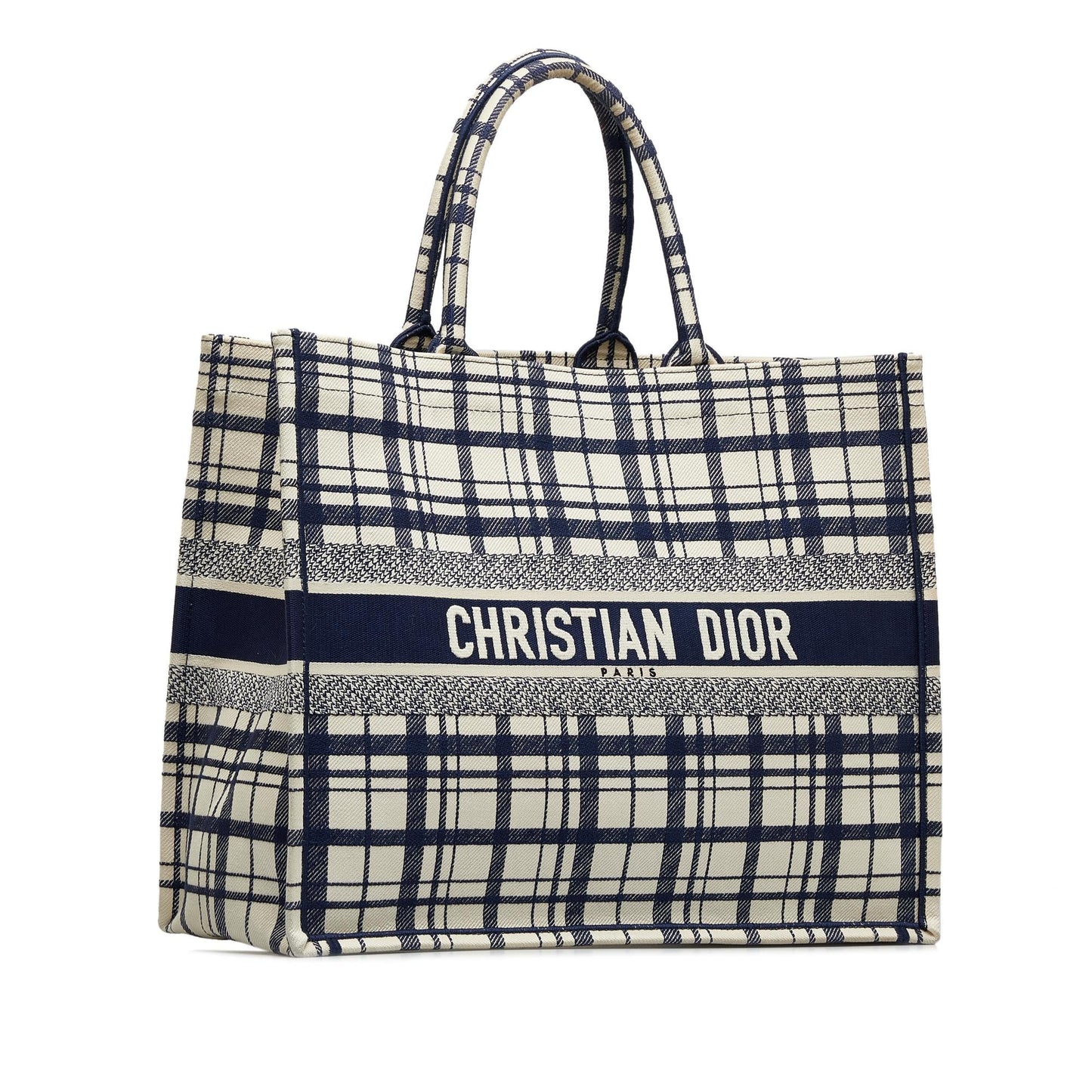 Dior Large Check n Dior Book Tote