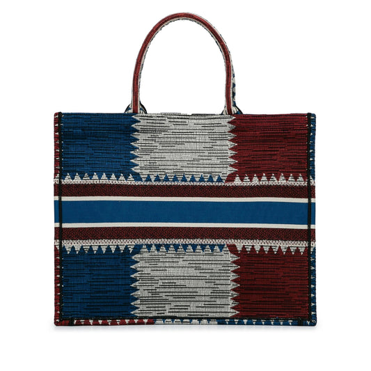 Dior Large French Flag Book Tote (SHG-vWHMYc)