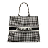 Dior Large Houndstooth Book Tote
