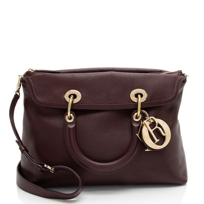 Dior Leather Granville Medium Tote (SHF-d6z01R)