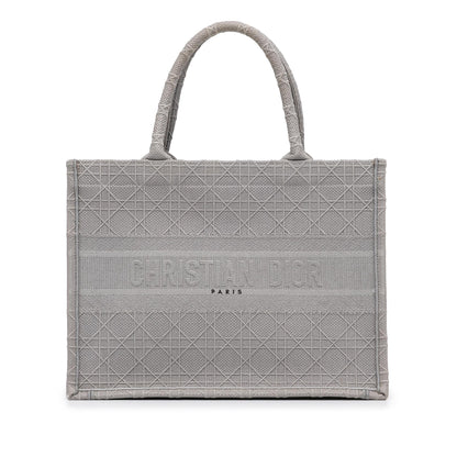 Dior Medium Cannage Embroidered Book Tote (SHG-8YiPXv)