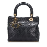 Dior Medium Cannage Lady Dior (SHG-LLvfRf)