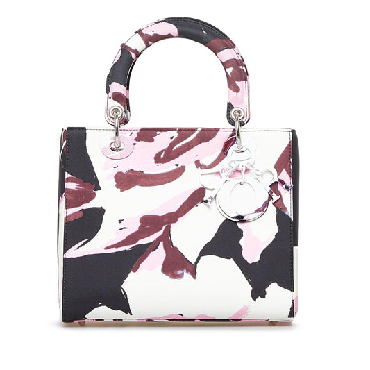 Dior Medium Canvas Floral Graffiti Lady Dior