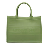 Dior Medium Embossed Leather Book Tote (SHG-Uy5Gn9)