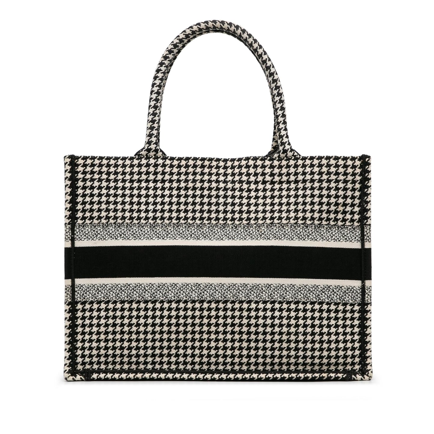 Dior Medium Houndstooth Book Tote (SHG-BUCCPt)