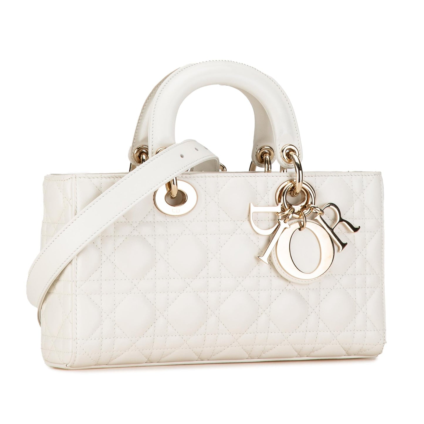 Dior Medium Lambskin Cannage Lady D-Joy