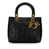 Dior Medium Lambskin Cannage Lady Dior (SHG-gb8wvx)