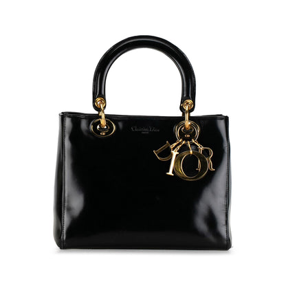 Dior Medium Patent Lady Dior (SHG-6fBji6)