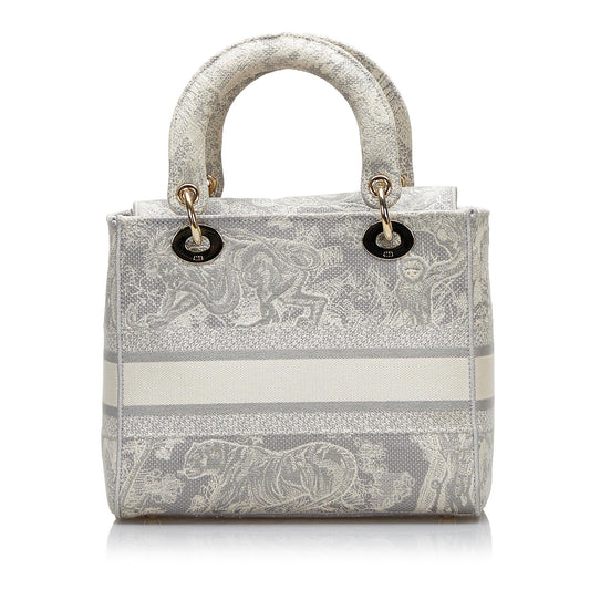 Dior Medium Toile de Jouy Lady D-Lite (SHG-QLSZrh)