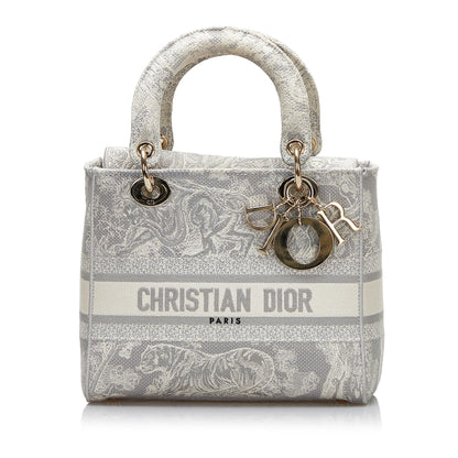 Dior Medium Toile de Jouy Lady D-Lite (SHG-QLSZrh)