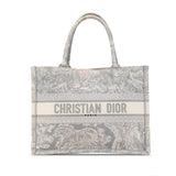 Dior Medium Toile de Jouy Reverse Embroidered Book Tote