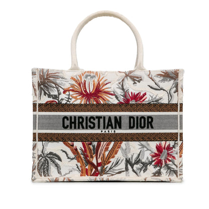 Dior Medium Toile de Jouy Tropicalia Book Tote (SHG-nuIIBd)