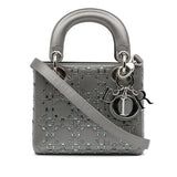 Dior Mini Beaded Satin Cannage Lady Dior (SHG-gwW3DC)