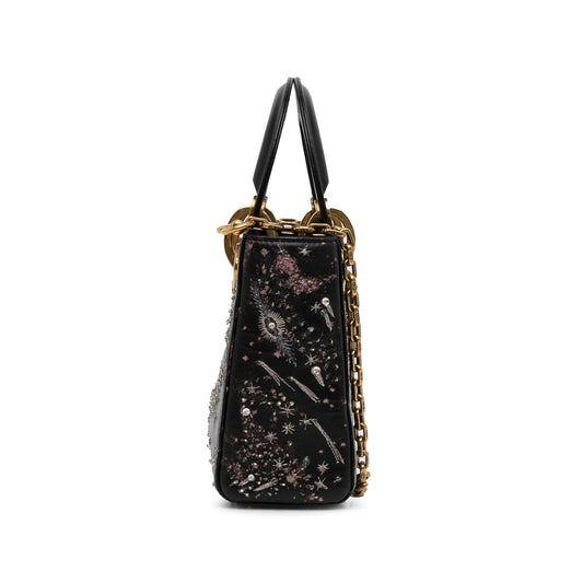 Dior Mini Calfskin I Feel Blue Lady Dior (SHG-MDAjUh)
