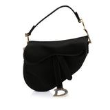 Dior Mini Crystal Embellished Satin Saddle Bag (SHG-Jra98V)