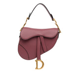 Dior Mini Leather Saddle Bag (SHG-F74MwD)