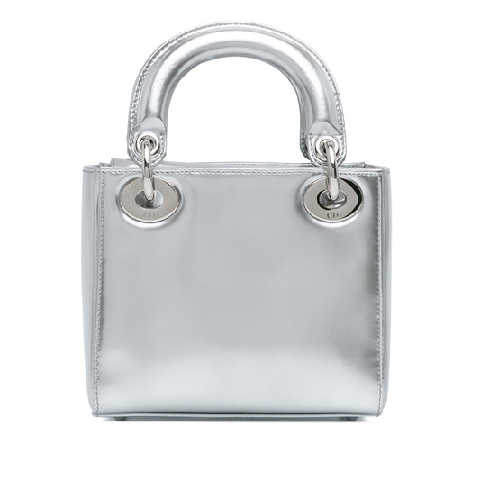 Dior Mini Metallic Patent Lady Dior
