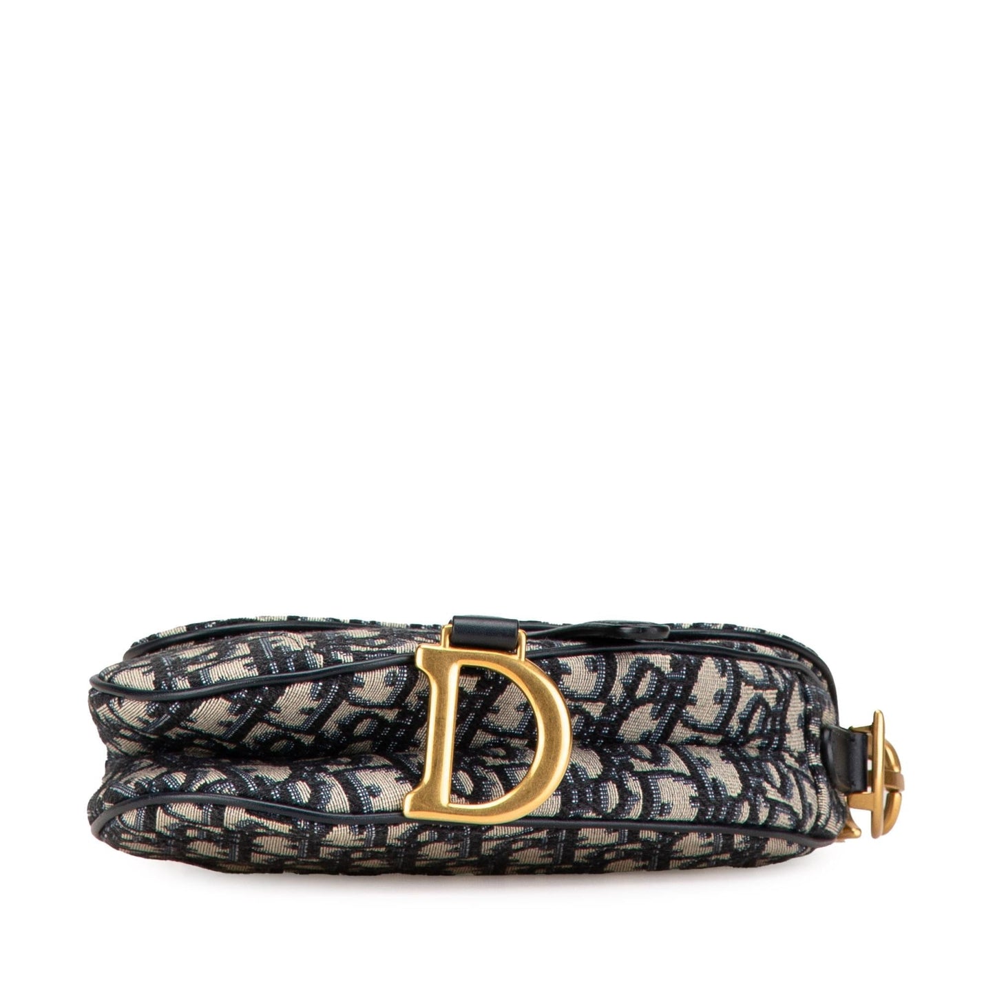 Dior Mini Oblique Canvas Saddle Bag
