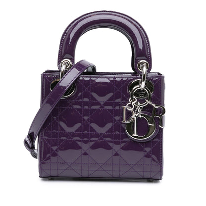 Dior Mini Patent Cannage Lady Dior